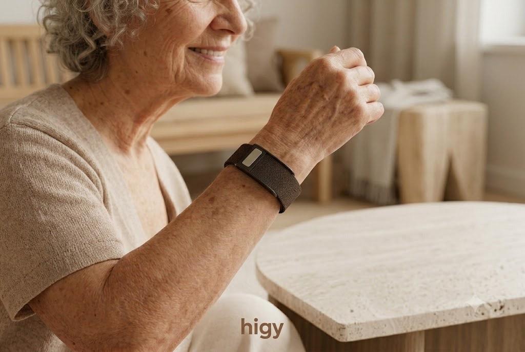 Pulseira Higy — close-up